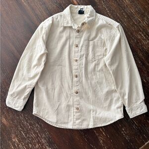 Art Class Cream Casual Button-Down Shirt